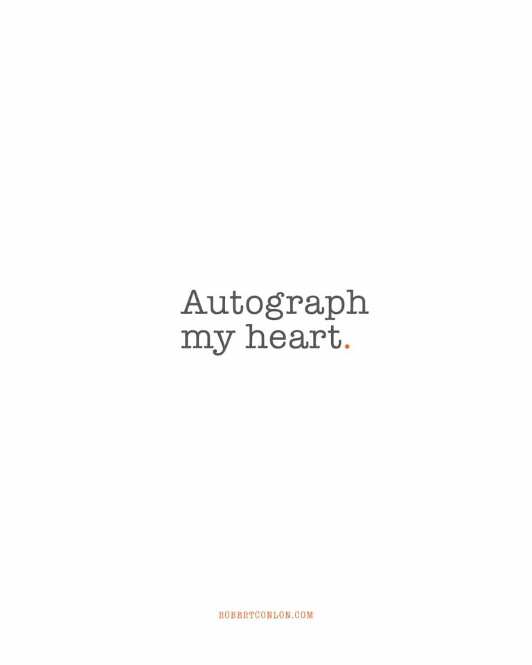 autograph my heart