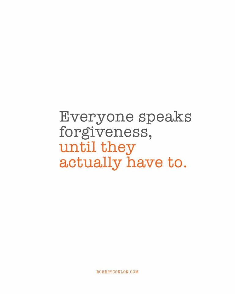 everyone speaks forgiveness